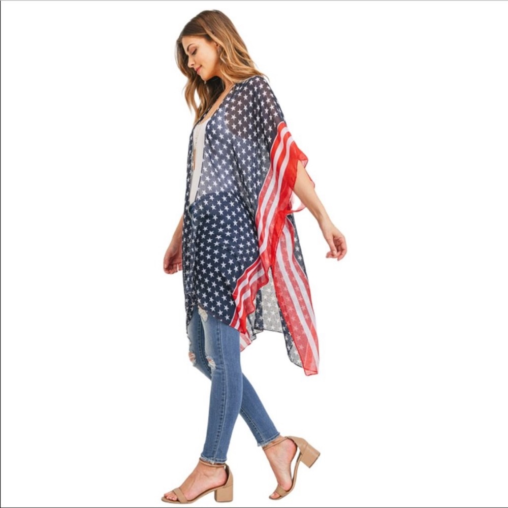 💙🇺🇸 ❤️ Patriotic kimono! - Picture 6 of 8